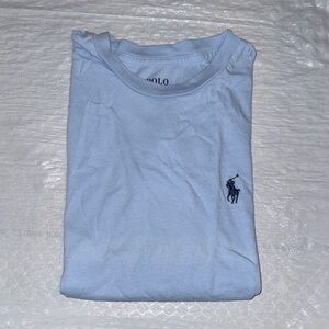 Polo by Ralph Lauren Pale Blue Tee with Navy Pony